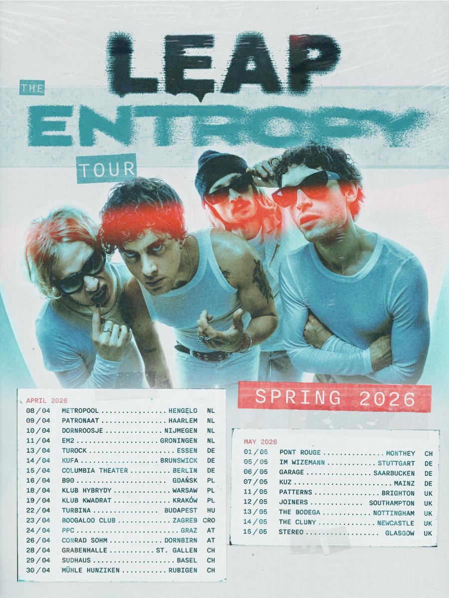 LEAP concert tour poster 2026